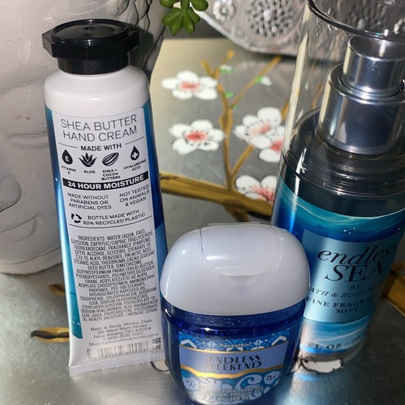 Bath and Bodyworks travel size endless Sea  Gift Set - Picture 3 of 3